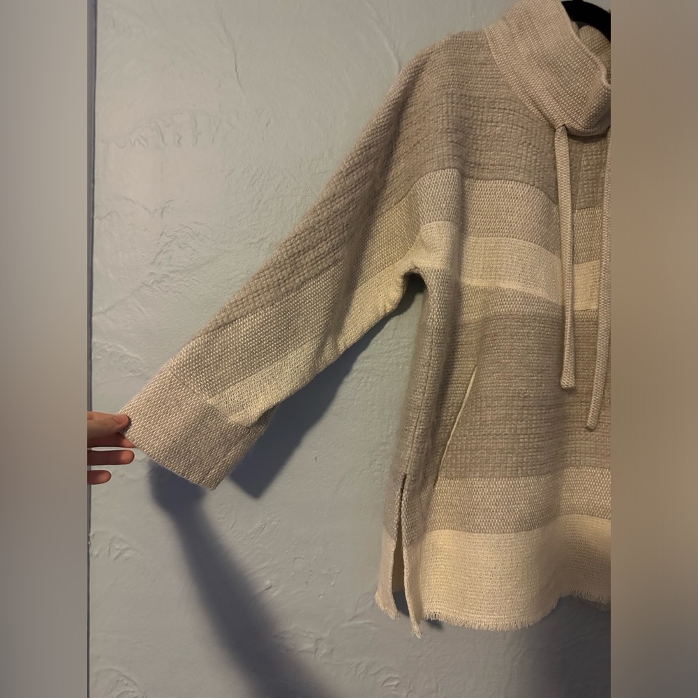 Iro Bindy Mock Turtleneck Drawstring Natural Tuni… - image 5